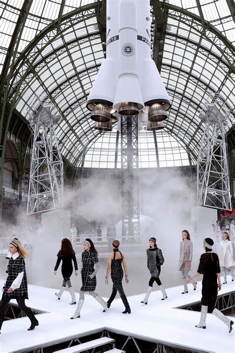 chanel runway sets